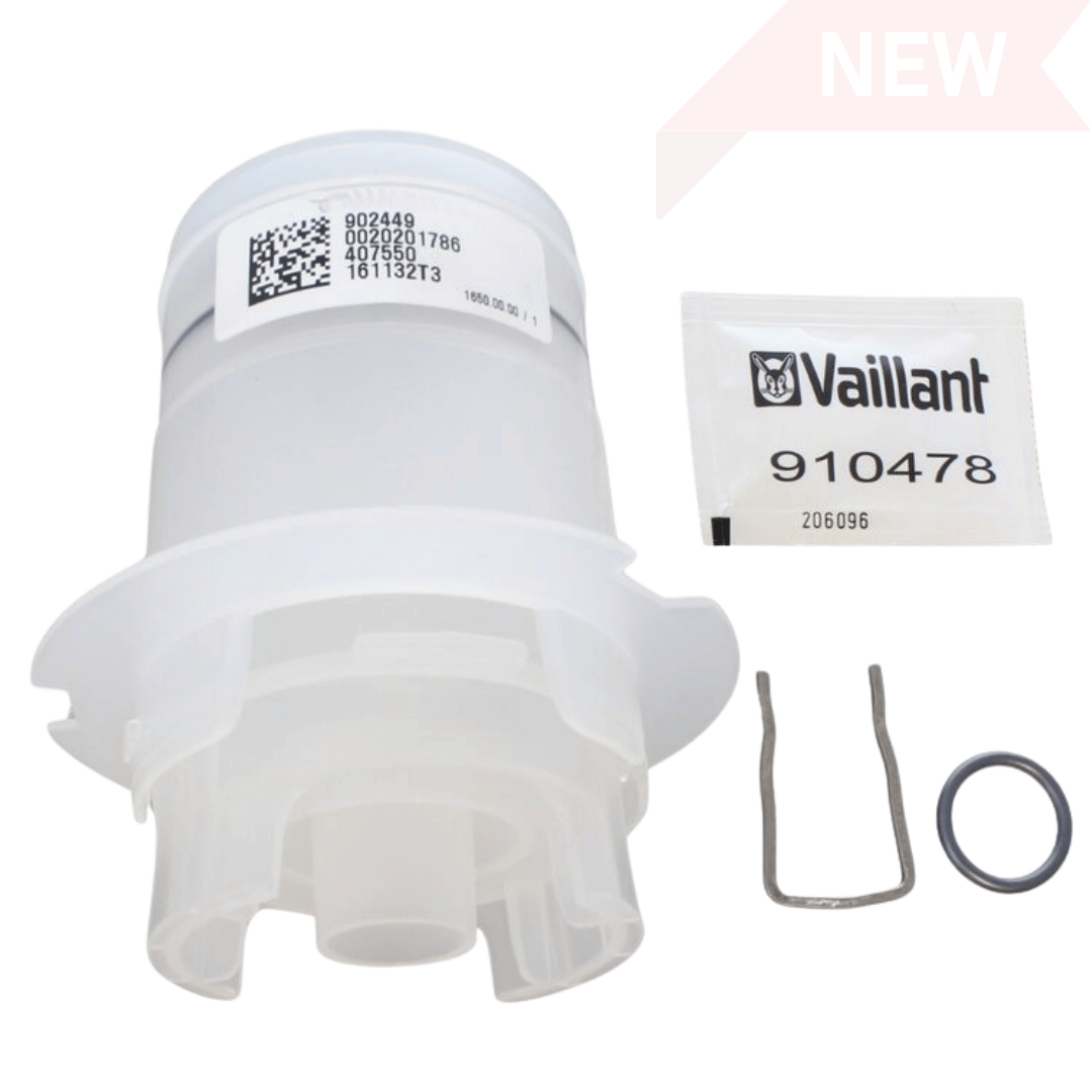 The genuine Vaillant 0020195484 condensate siphon is designed for selected Ecofit Pure, Ecotec Plus and Home boilers.