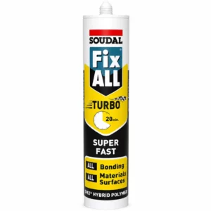 Soudal Fix All Turbo Adhesive & Sealant White 290ml
