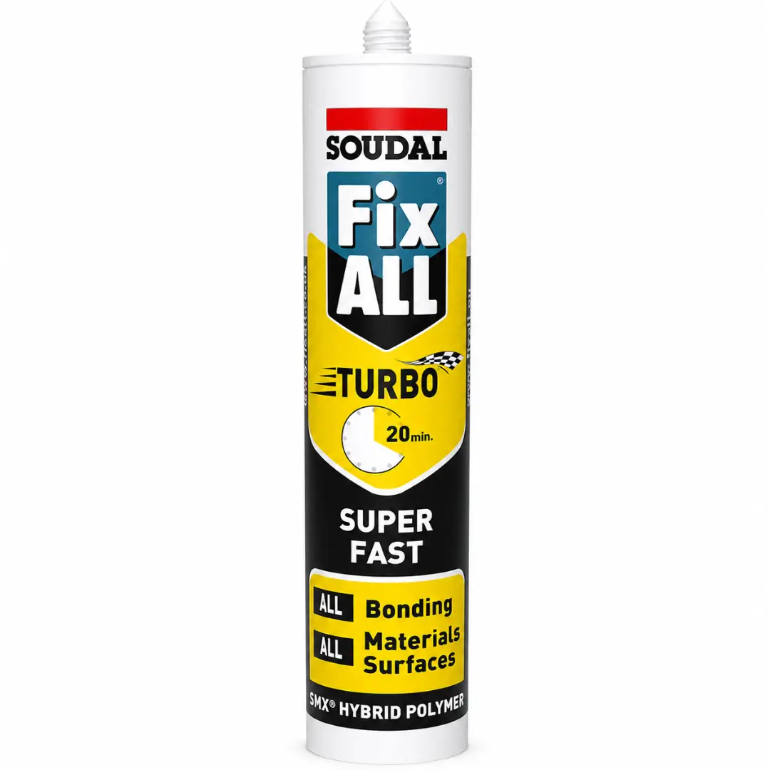Image of Soudal Fix All Turbo Adhesive & Sealant White 290ml
