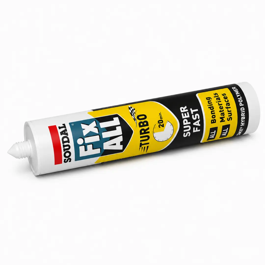 Image of Soudal Fix All Turbo White Adhesive & Sealant