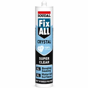 Soudal Fix All Crystal Adhesive & Sealant Clear 290ml
