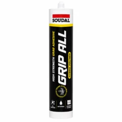 Image of Soudal Grip All Hybrid Polymer Grab Adhesive White 290ml