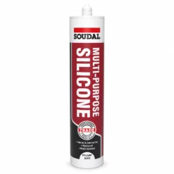 Soudal Multi Purpose Silicone White 270ml Sealant