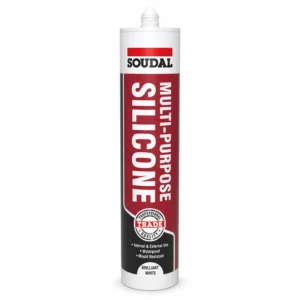 Soudal Multi Purpose Silicone White 270ml Sealant