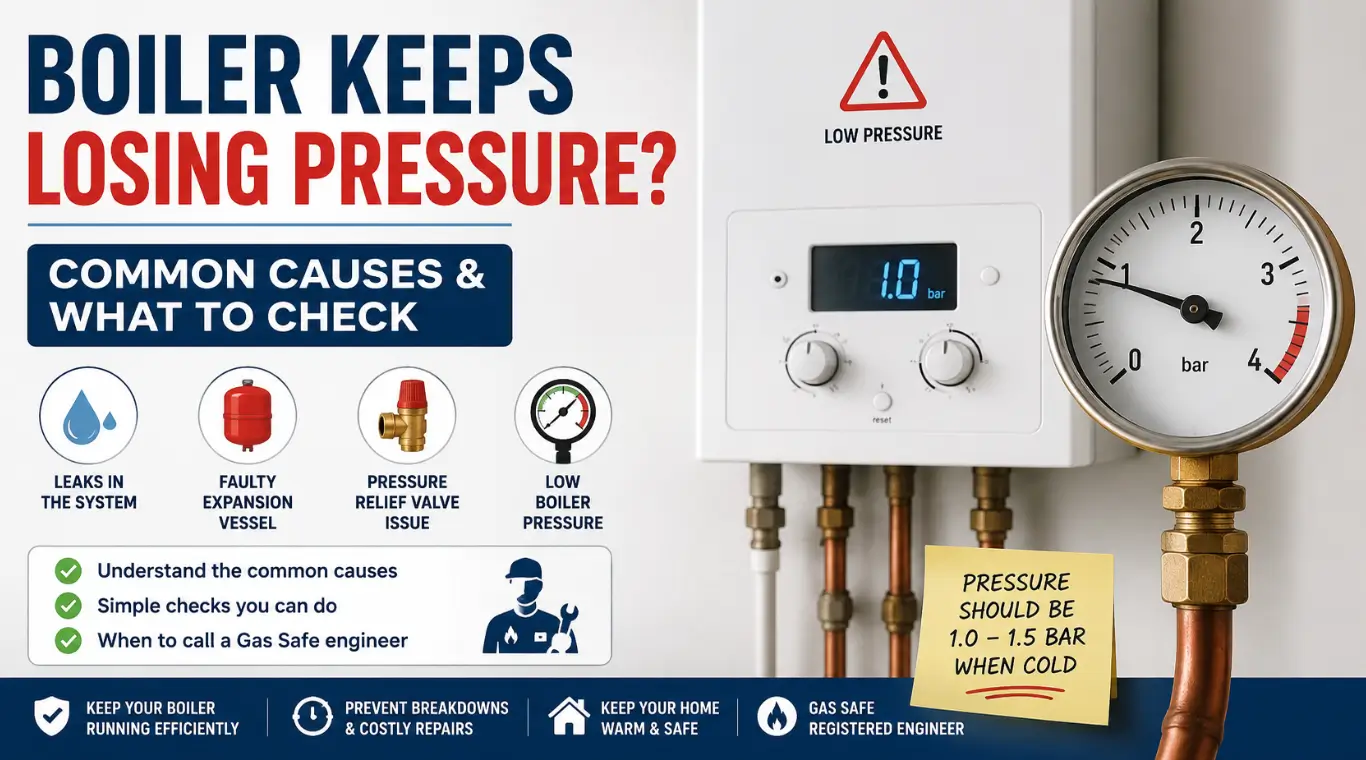 Image of Boiler Losing Pressure? Common Causes & What To Check