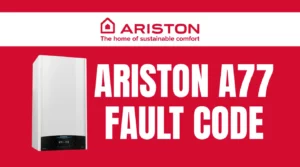 Image of Ariston A77 fault code