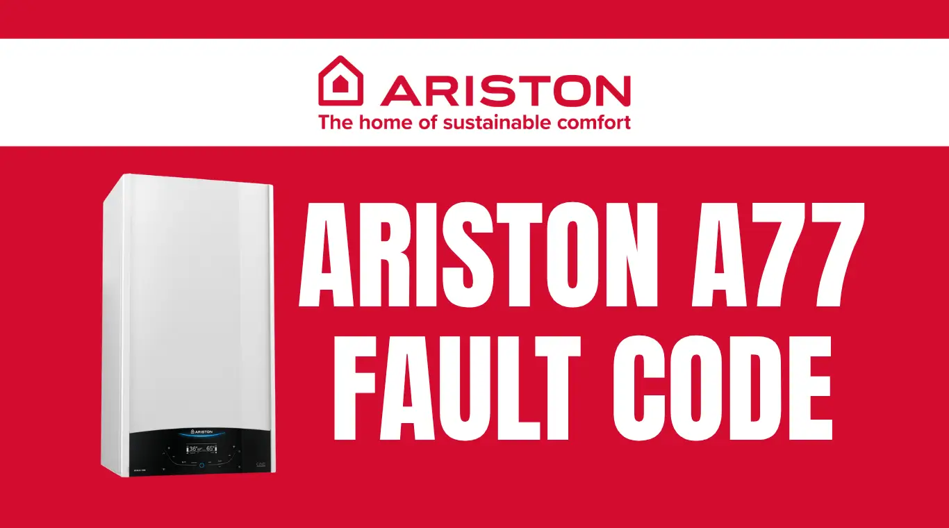Image of Ariston A77 fault code