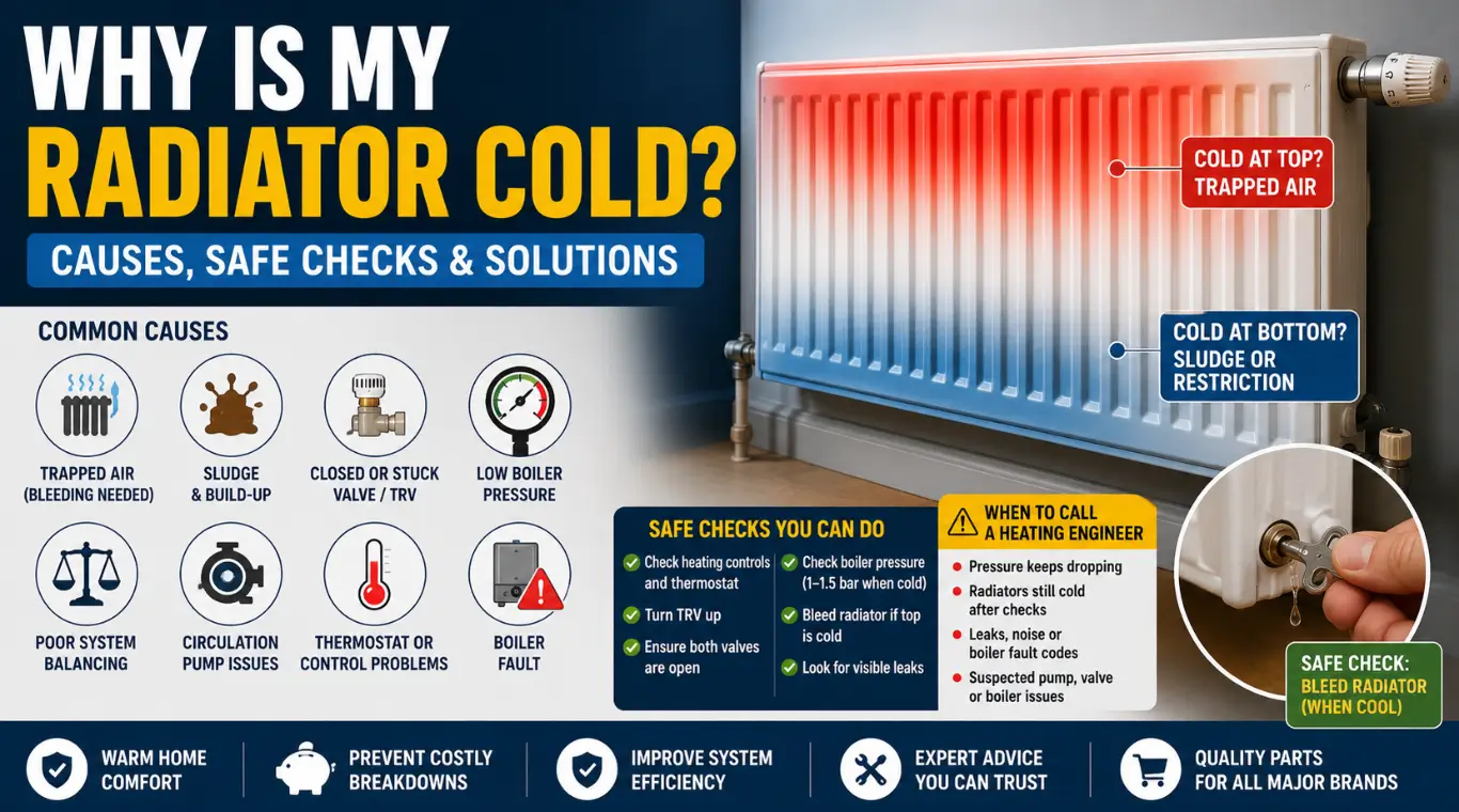 Image of Why Is My Radiator Cold? Causes, Safe Checks and Solutions