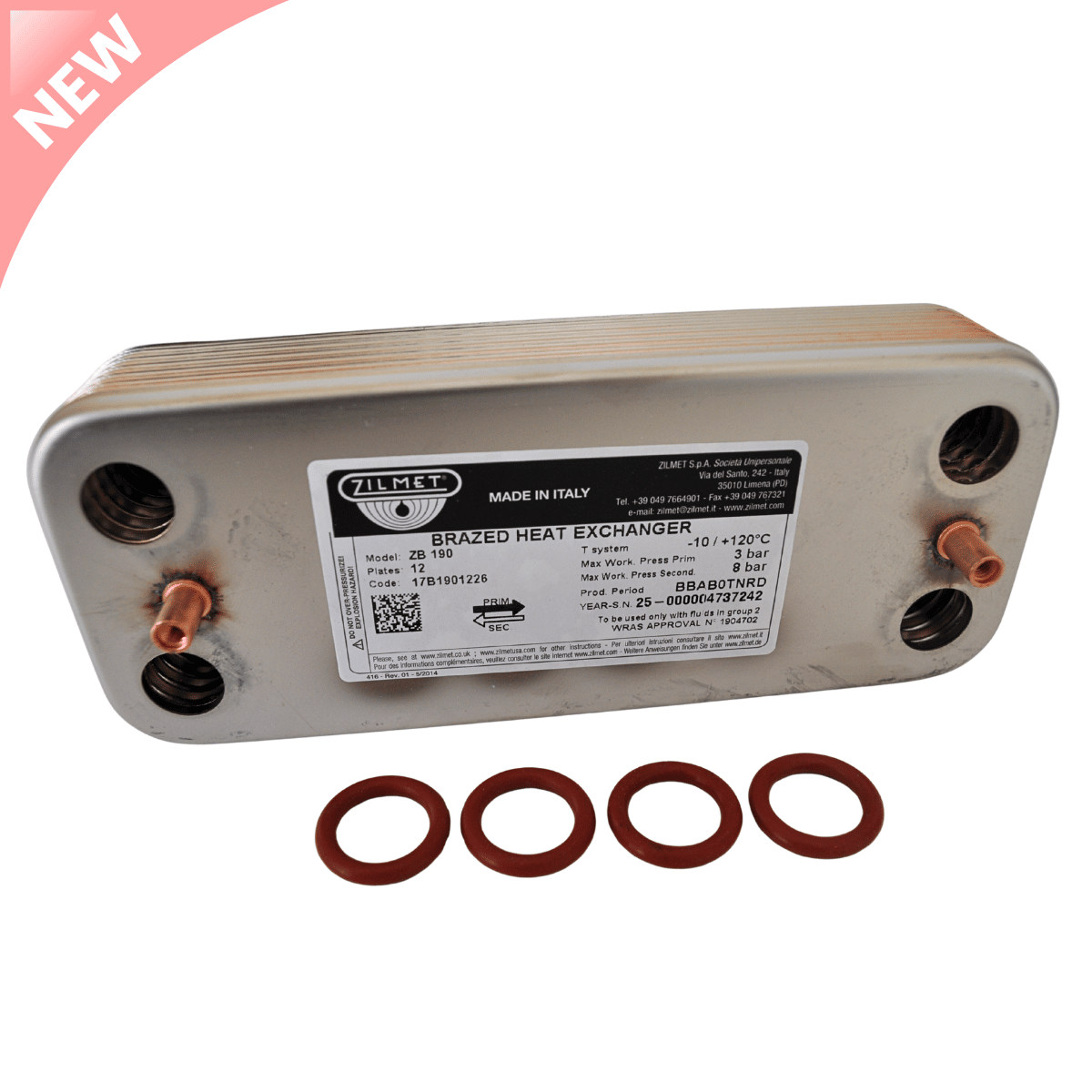 Ravenheat CS 80 ErP plate heat exchanger SCA150150