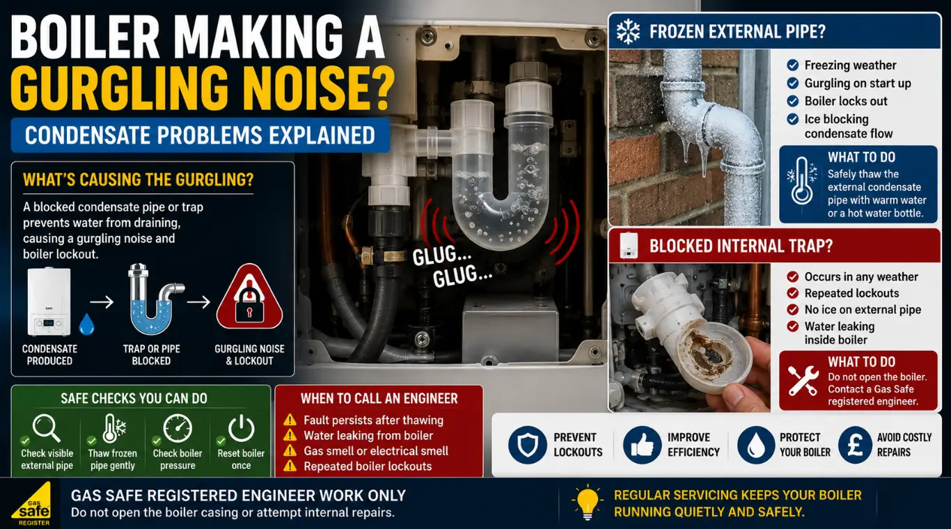 Image of Boiler Making a Gurgling Noise? Condensate Problems Explained