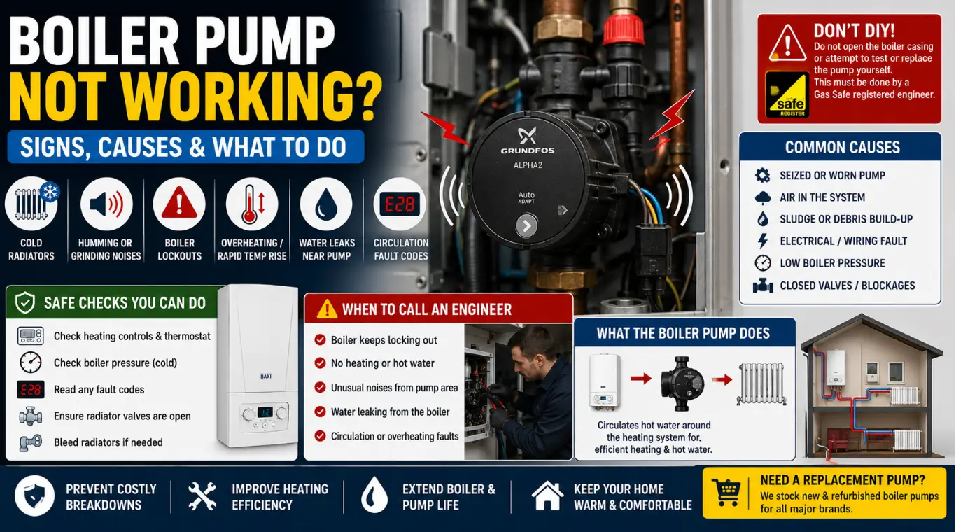 Image of Boiler Pump Not Working? Signs, Causes and What to Do