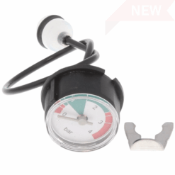 Genuine Main Baxi Potterton 7662025 Boiler Pressure Gauge with Clip