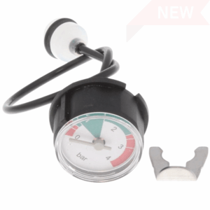 Genuine Main Baxi Potterton 7662025 Boiler Pressure Gauge with Clip