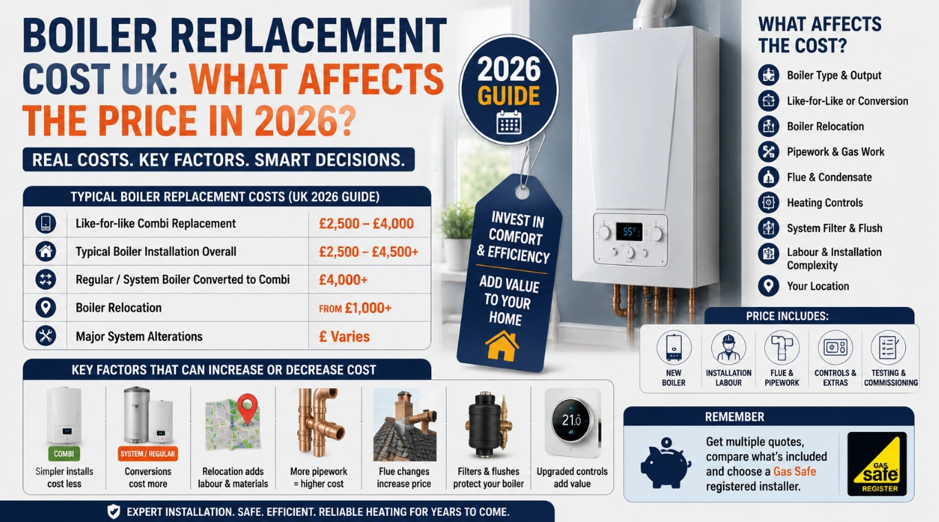 Image of Boiler Replacement Cost UK: What Affects the Price in 2026?