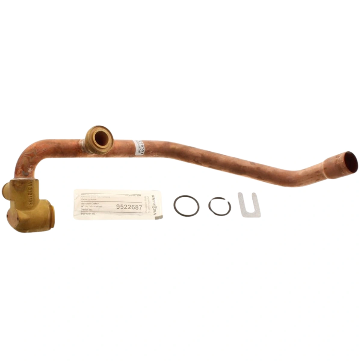 Viessmann 100-W WB1A Heat Only Connection Pipe 7824205 - Image 2