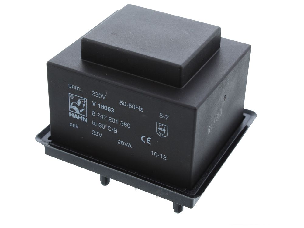 Worcester Bosch 87472013190 Transformer - Ri/Greenstar/Junior – Image 1 — MPN 87472013190