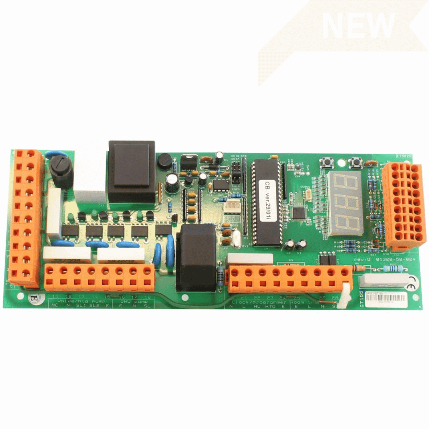 Gledhill GT155 appliance control PCB for selected Boilermate, Electramate, Gulfstream and Systemate units