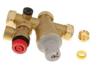 UV Gold 22mm 3/6 Bar Loose Nut Combination Valve