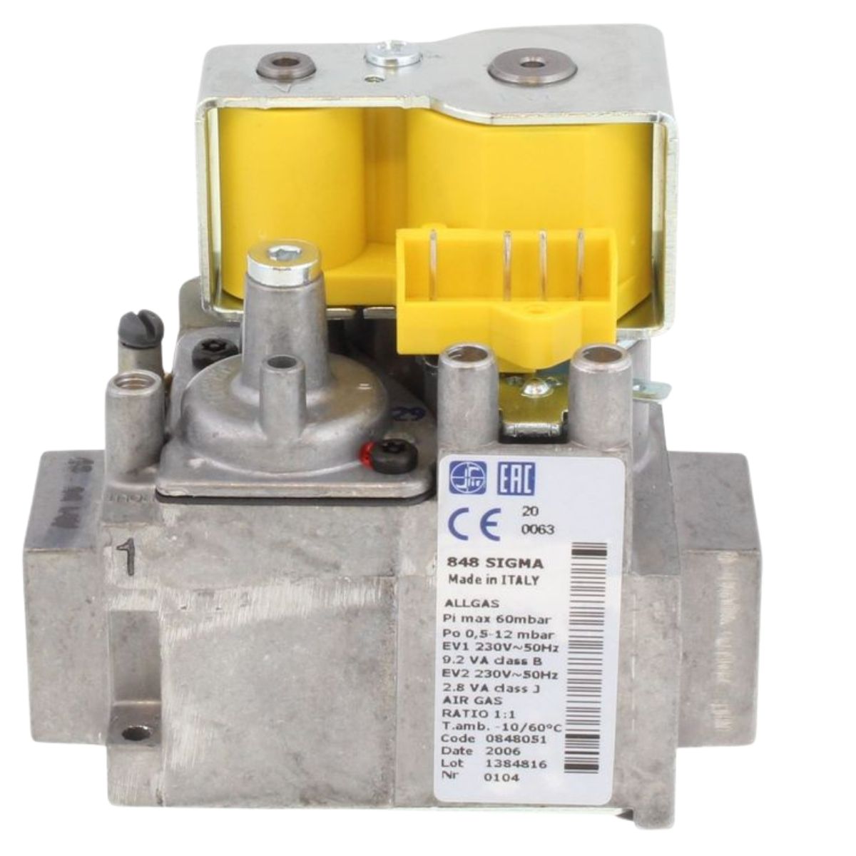 Image of Baxi Sigma 848 Gas Valve Sit 5132534