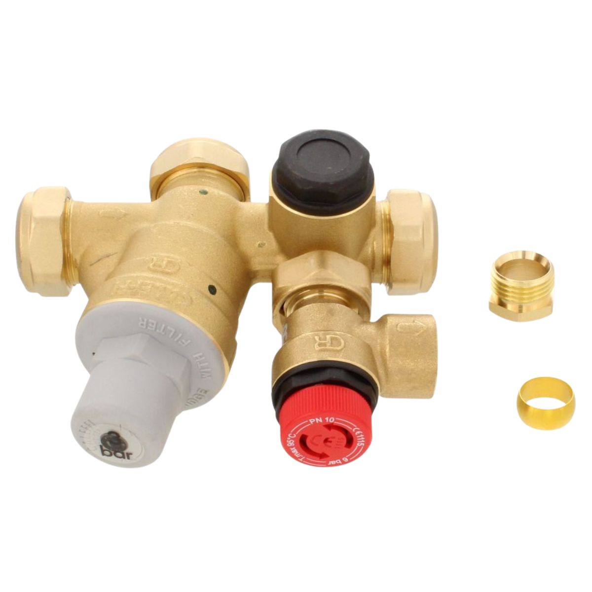 Image of Biasi 22mm 3_6 Bar Combination Valve 046-388-0801