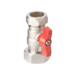 Image of BoilerMag 22/xc Isolation Valve 22mm Compression End (each) BMXC22IV
