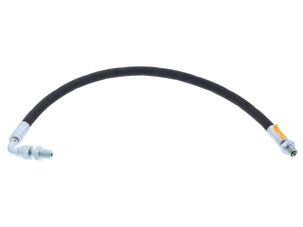EOGB F01-450-A-1/8M-1 Flexible 450mm High Pressure Angled Hose - 1/8M x 1/8M R7