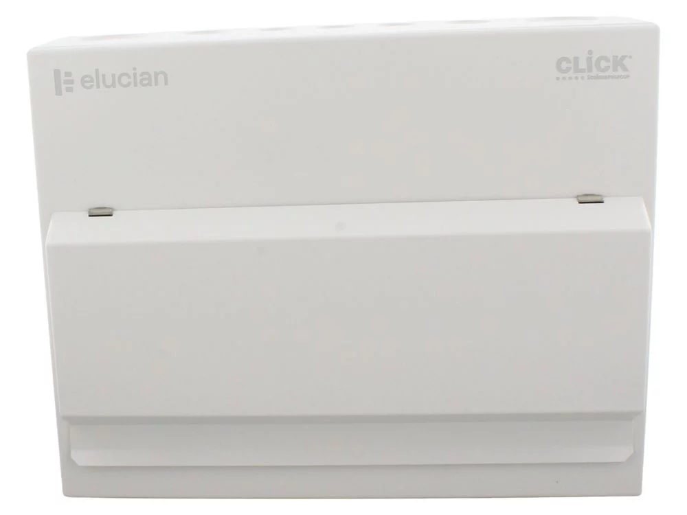 Elucian CUEB14MS12 14 Way Metal Consumer Unit With 100a Mains Switch