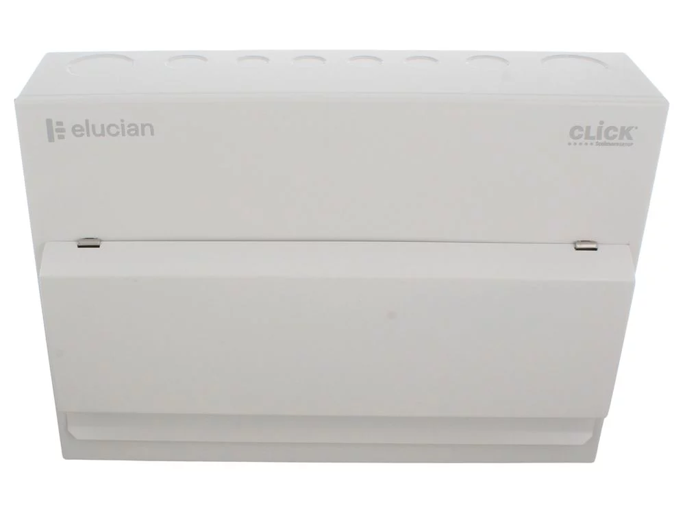 Elucian CUEB16MSRCD10 16 Way Metal Consumer Unit With 100a Mains Swi