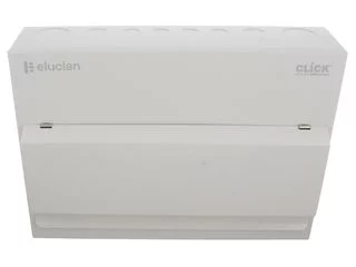 Elucian CUEB16MSRCD10 16 Way Metal Consumer Unit With 100a Mains Swi