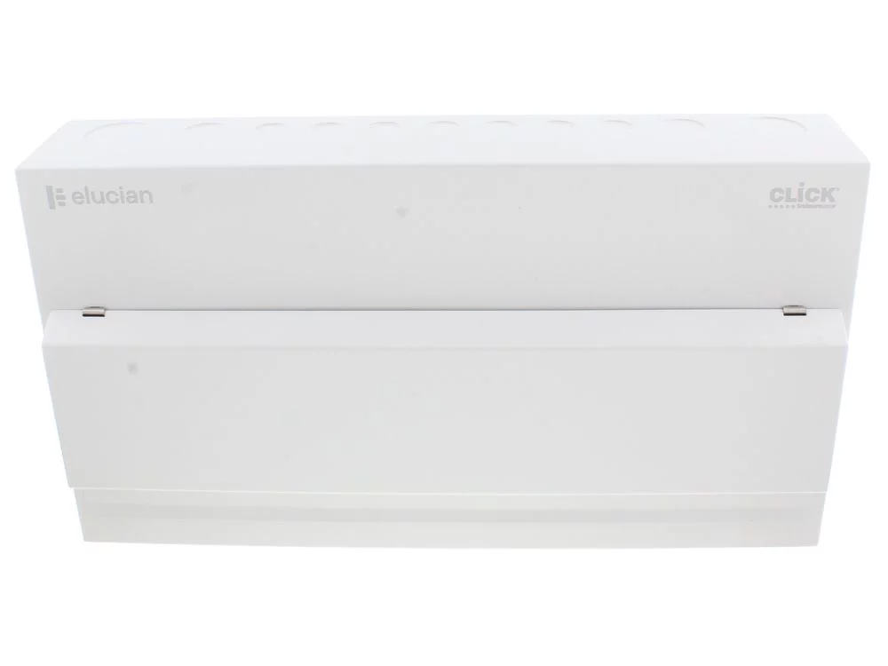 Elucian CUEB22MSRCD16 22 Way Metal Consumer Unit With 100a Mains Swi