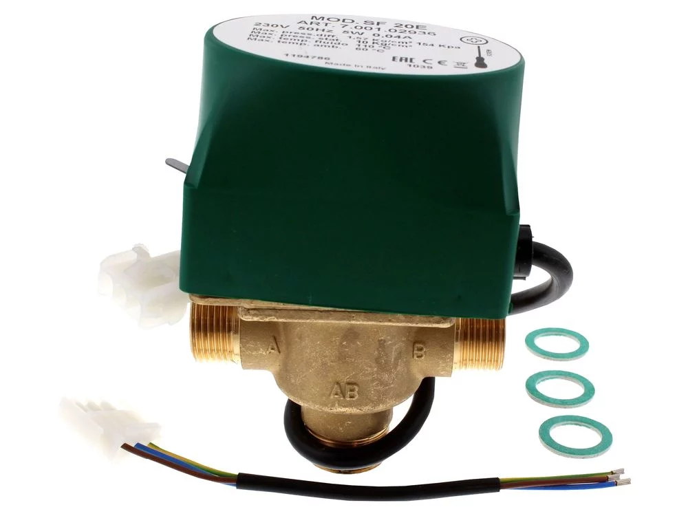Image of Ferroli 39810940 Valve - 3 Way Diverter C/w Head