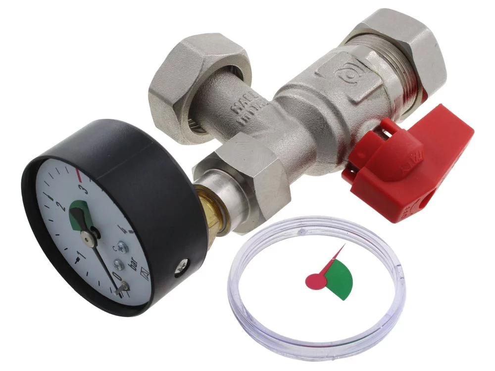 Image of Ferroli 39846230 Modena He C/h Isolation Valve (left)
