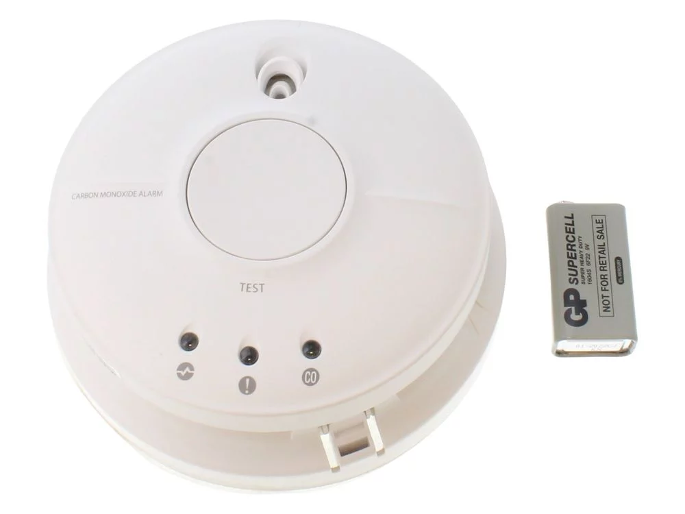 Image of Fireangel Cw1pft Mains Carbon Monoxide Alarm With 9v Battery Backup