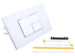 Fluidmaster P45-0110-0240 Matt Chrome , Dual Flush Abs Plate - Tile
