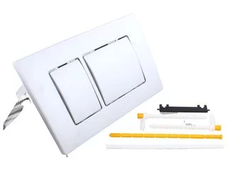 Fluidmaster P43-0110-0240 Matt Chrome , Dual Flush Abs Plate - Key