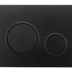 Image of Fluidmaster P4701900240 ABS Dual Flush Plate - Black
