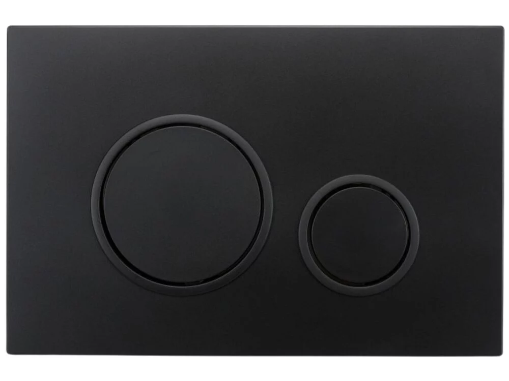 Image of Fluidmaster P4701900240 ABS Dual Flush Plate - Black