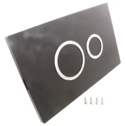 Image of Fluidmaster 1000Z032P1 Pneumatic Flush Plate Matt Black