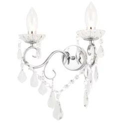 Image of Forum SPA-20831-CHR Lighting Vela 2 Light Wall Light - Chrome