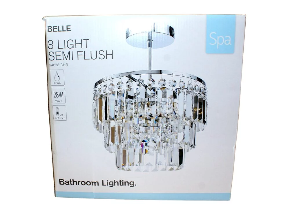 Image of Forum SPA-24678-CHR Belle Crystal Bars Sflush Chr
