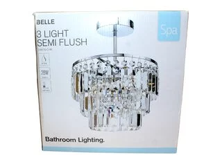 Forum SPA-24678-CHR Belle Crystal Bars Sflush Chr