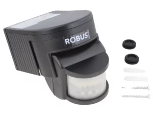 Image of Robus R180 Ip44 180 Degree Motion Detector - Black