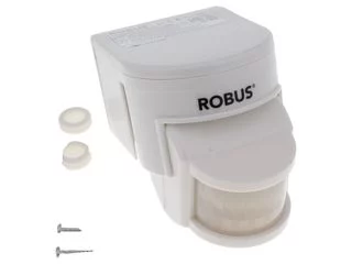 Robus R180 Ip44 180 Degree Motion Detector - White