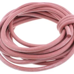 Broag S101368 7mm Red Silicone Rubber Cord (round) - 5m