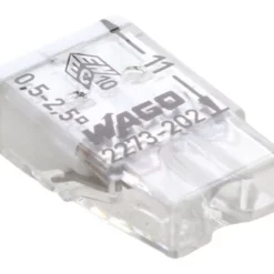 Image of Bx X 100 Wago 2273-202 2 Way Compact Push Wire Connector - White