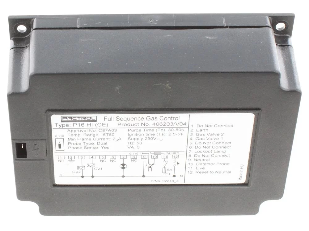 Powrmatic 142400421/H Pactrol P16-h(ce)406203v04 636