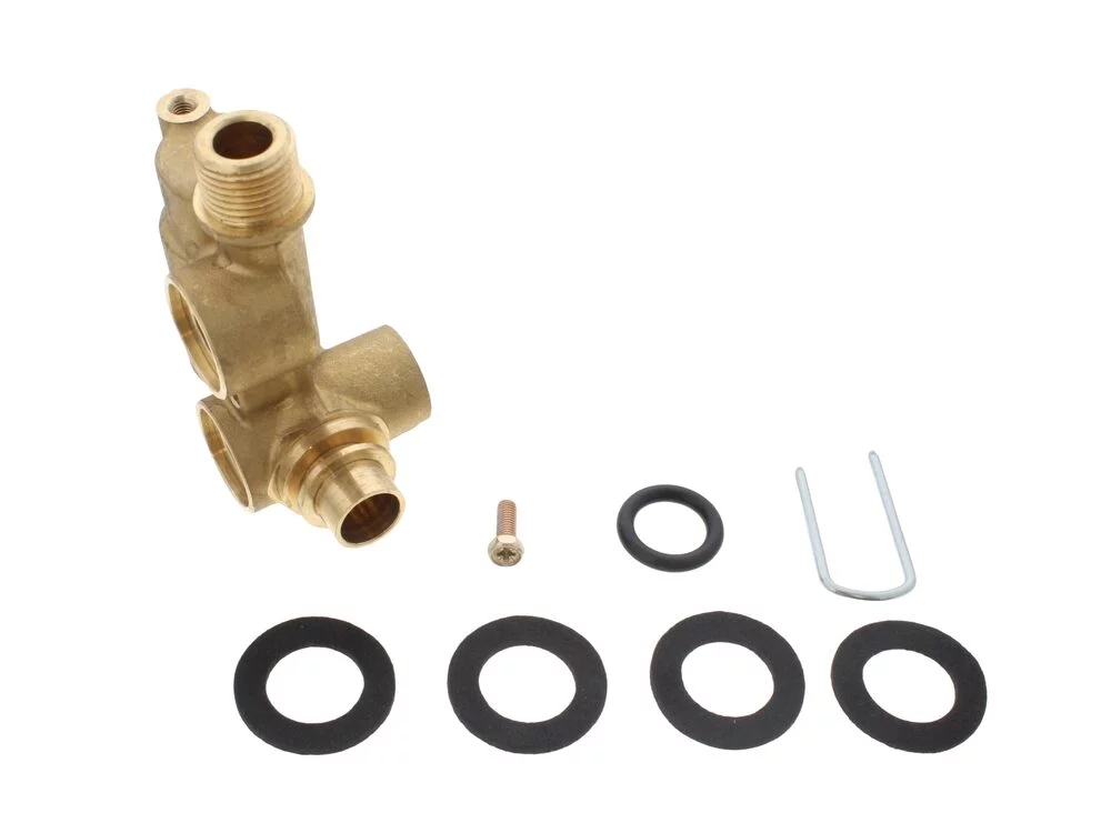 Baxi 7683974 Return Block Assembly 12L - Duo-Tec/Platinum Compact/Combi