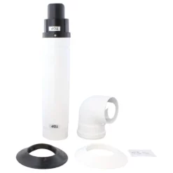 Baxi 720598701 Horizontal Flue - Black 60/100