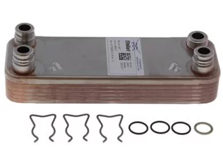 Vaillant 065088 Secondary Heat Exchanger - 12 Plates - Turbomax/VUW