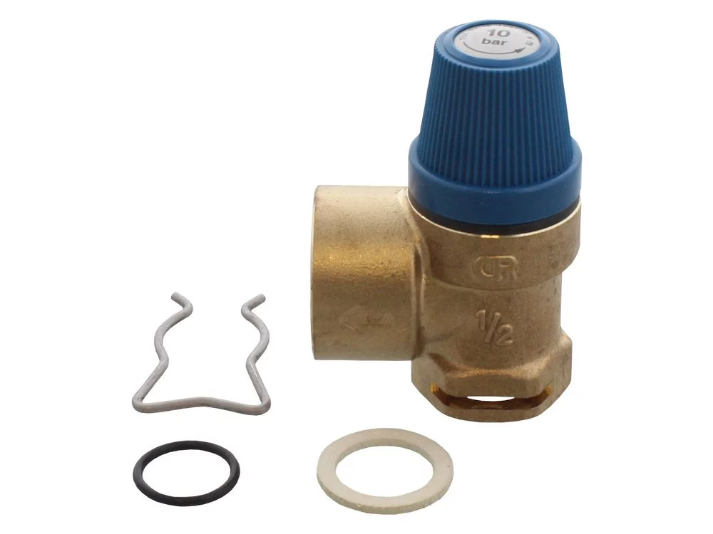 Vaillant 190745 Pressure Relief Valve - 10 Bar - Actostore/Aquaplus/VIH